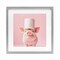 Stupell Industries Silly Piggy Pink Toilet Paper Framed Print Under Glass, design by Heidi Kuntz